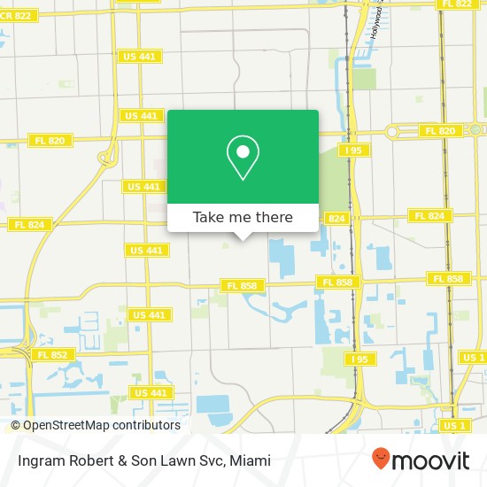 Mapa de Ingram Robert & Son Lawn Svc