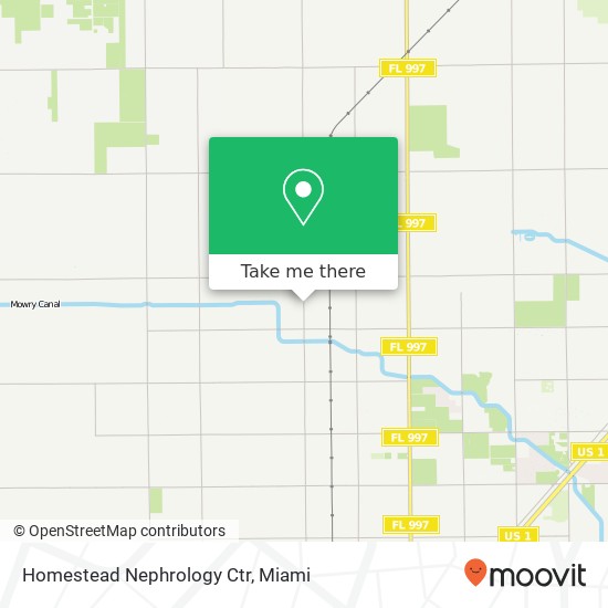 Mapa de Homestead Nephrology Ctr