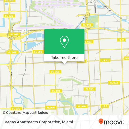 Vegas Apartments Corporation map