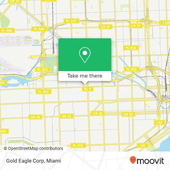Mapa de Gold Eagle Corp