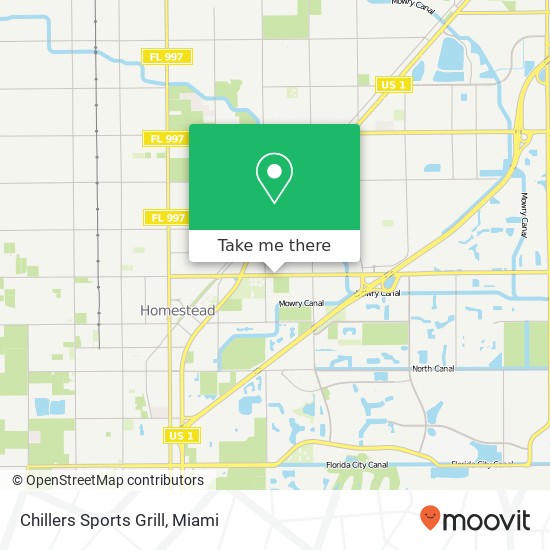 Chillers Sports Grill map