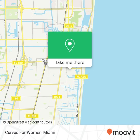 Curves For Women map