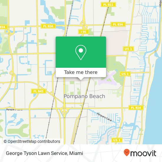 George Tyson Lawn Service map