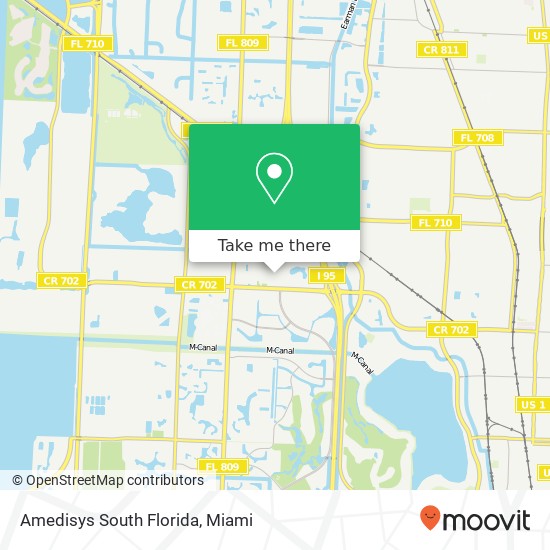 Mapa de Amedisys South Florida