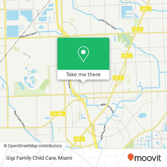 Mapa de Gigi Family Child Care