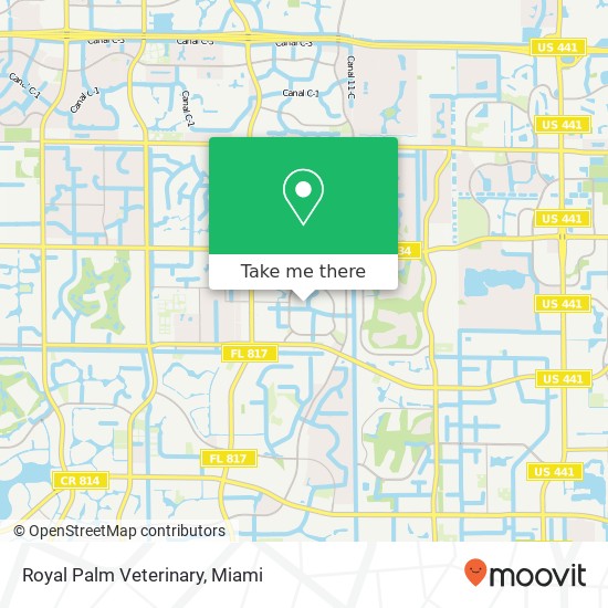 Mapa de Royal Palm Veterinary