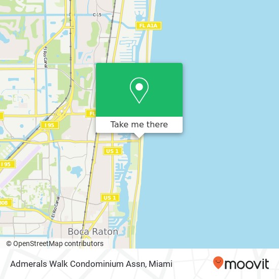 Admerals Walk Condominium Assn map