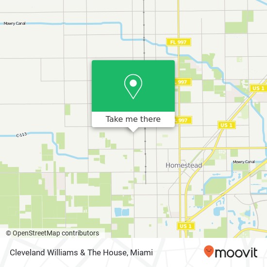 Mapa de Cleveland Williams & The House