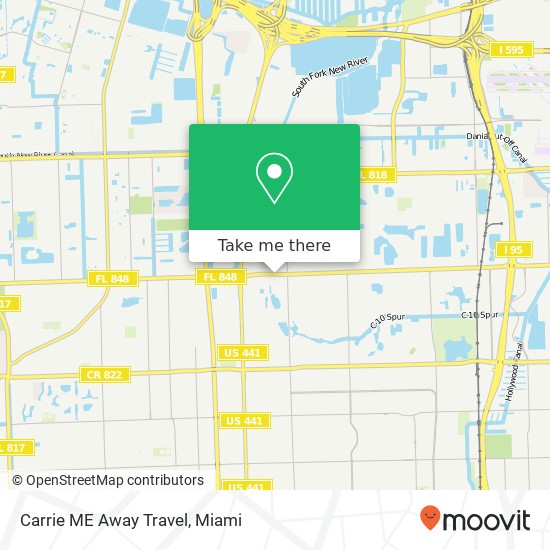 Carrie ME Away Travel map