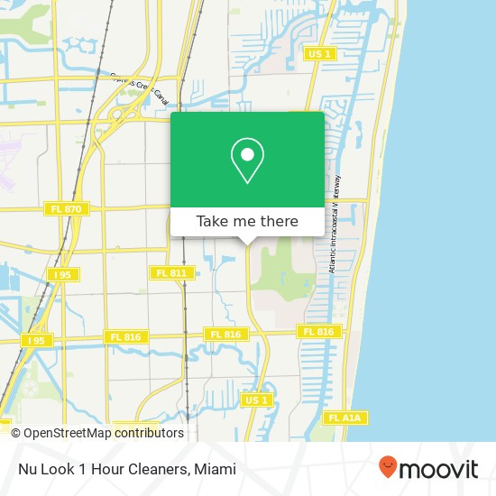 Nu Look 1 Hour Cleaners map