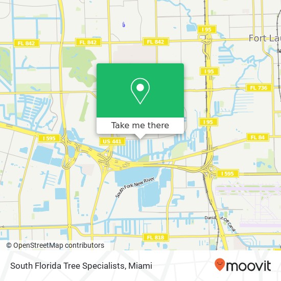 South Florida Tree Specialists map