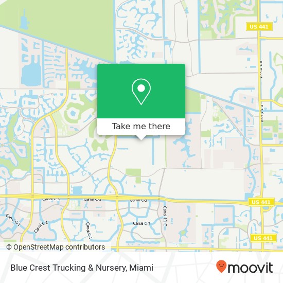 Mapa de Blue Crest Trucking & Nursery