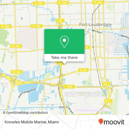 Knowles Mobile Marine map