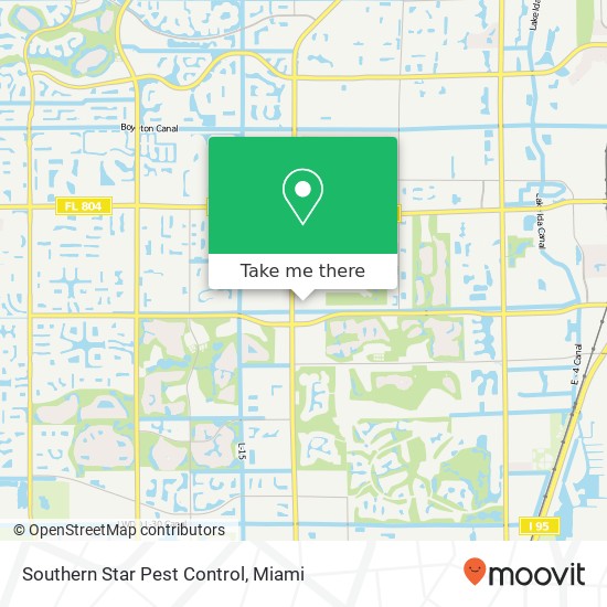Southern Star Pest Control map