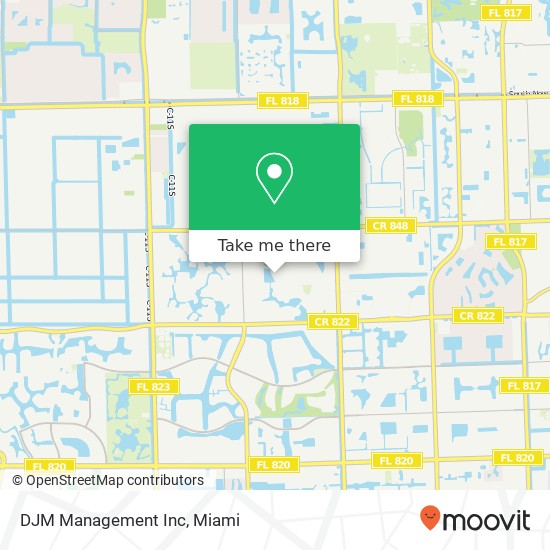 DJM Management Inc map