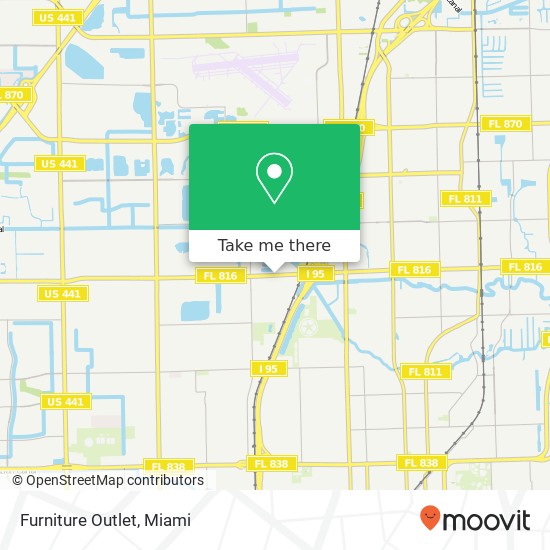 Furniture Outlet map