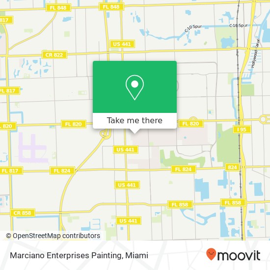 Mapa de Marciano Enterprises Painting