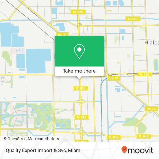 Mapa de Quality Export Import & Svc