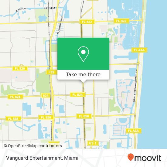 Vanguard Entertainment map