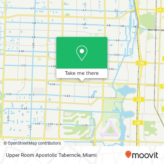 Upper Room Apostolic Taberncle map