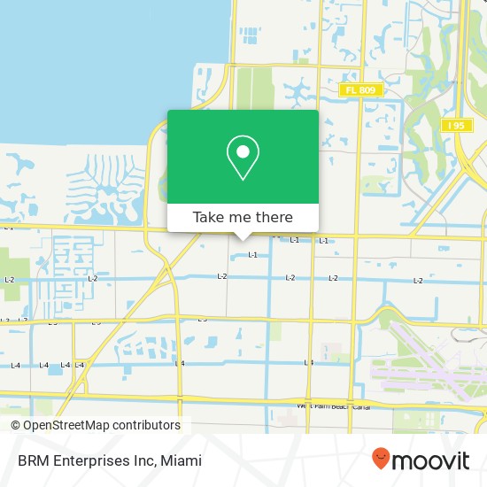 BRM Enterprises Inc map