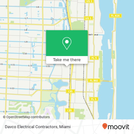 Mapa de Davco Electrical Contractors