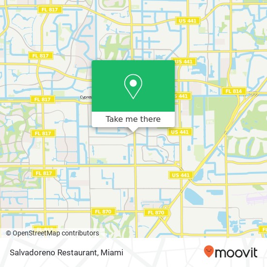 Salvadoreno Restaurant map