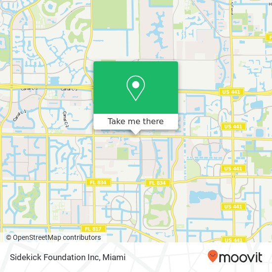 Mapa de Sidekick Foundation Inc