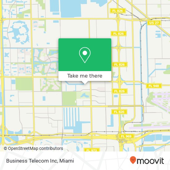 Mapa de Business Telecom Inc