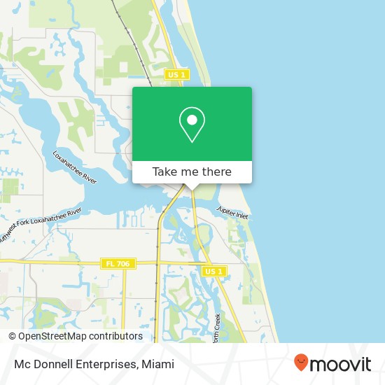 Mc Donnell Enterprises map