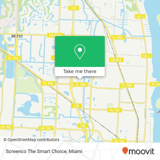 Screenco The Smart Choice map