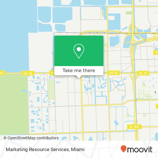 Marketing Resource Services map