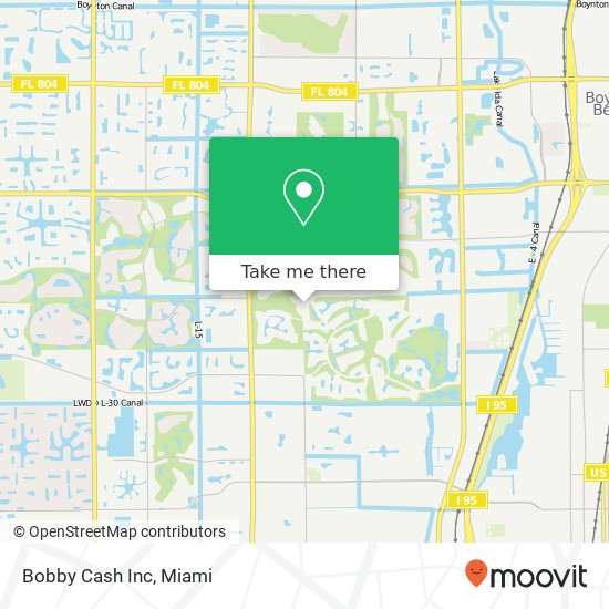 Bobby Cash Inc map