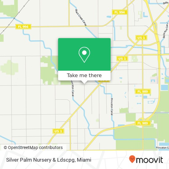 Silver Palm Nursery & Ldscpg map