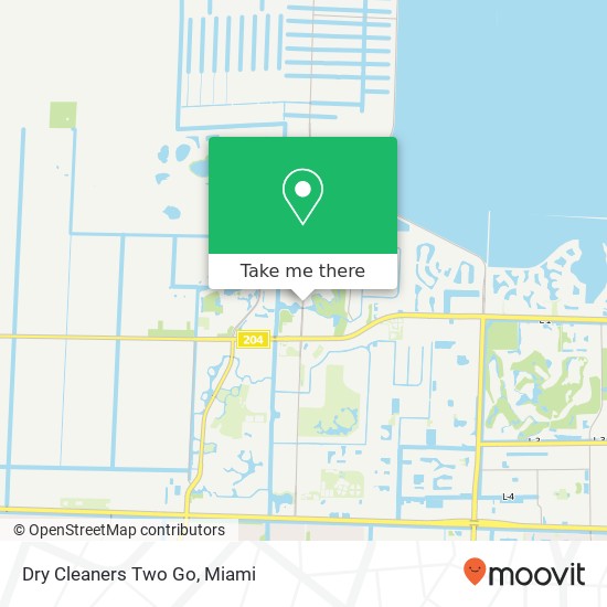 Dry Cleaners Two Go map