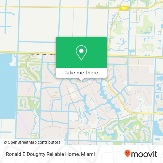 Ronald E Doughty Reliable Home map