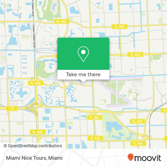 Mapa de Miami Nice Tours