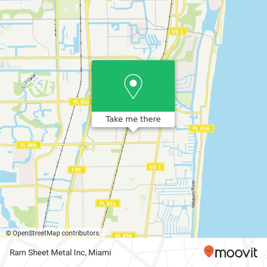 Ram Sheet Metal Inc map