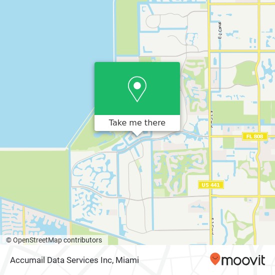 Mapa de Accumail Data Services Inc