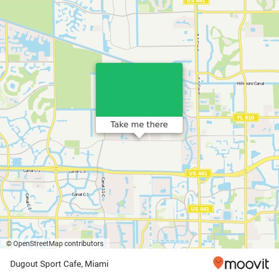 Mapa de Dugout Sport Cafe