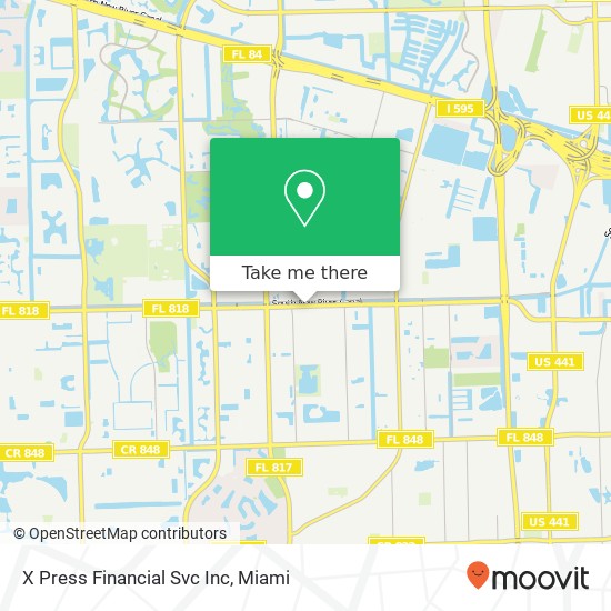 X Press Financial Svc Inc map