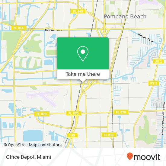 Office Depot map