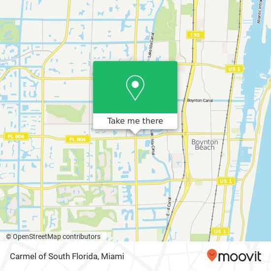 Mapa de Carmel of South Florida