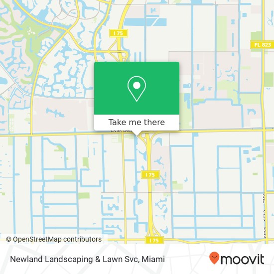Mapa de Newland Landscaping & Lawn Svc