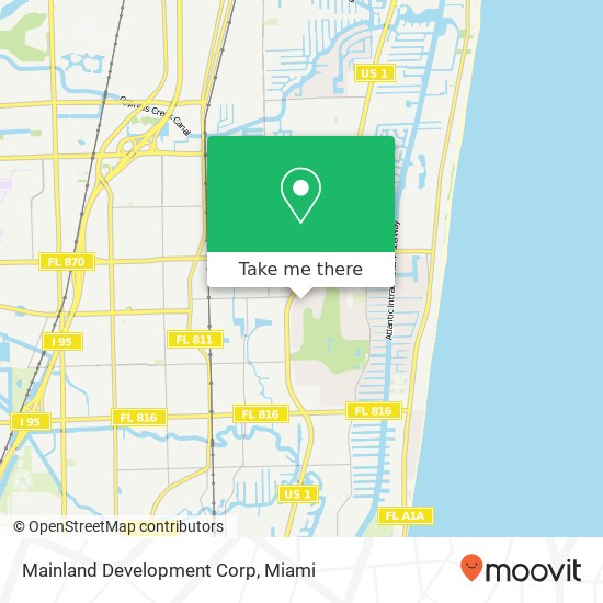 Mainland Development Corp map