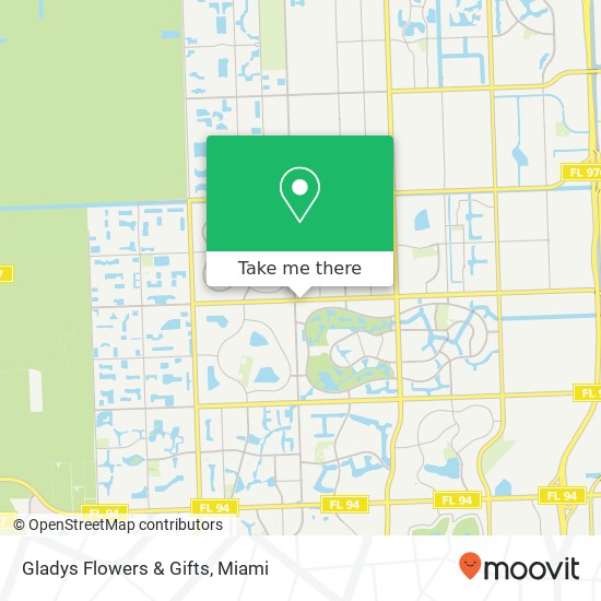 Gladys Flowers & Gifts map