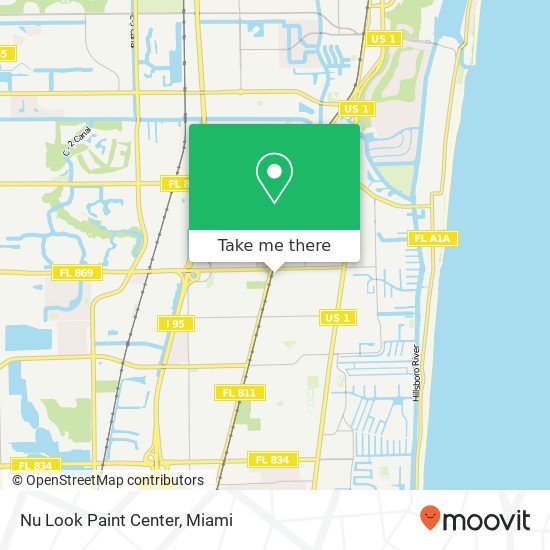 Nu Look Paint Center map