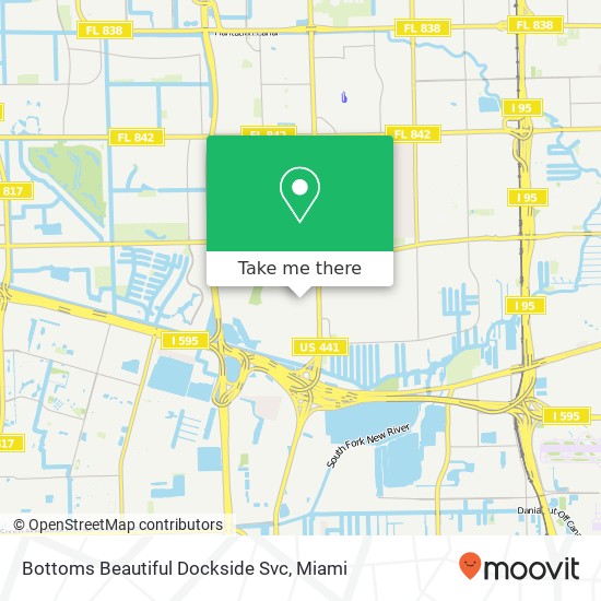 Mapa de Bottoms Beautiful Dockside Svc