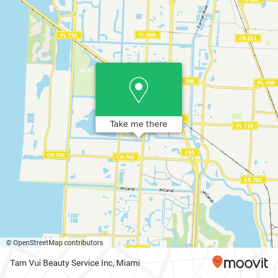 Tam Vui Beauty Service Inc map