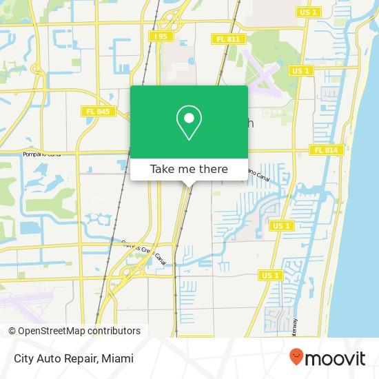 City Auto Repair map